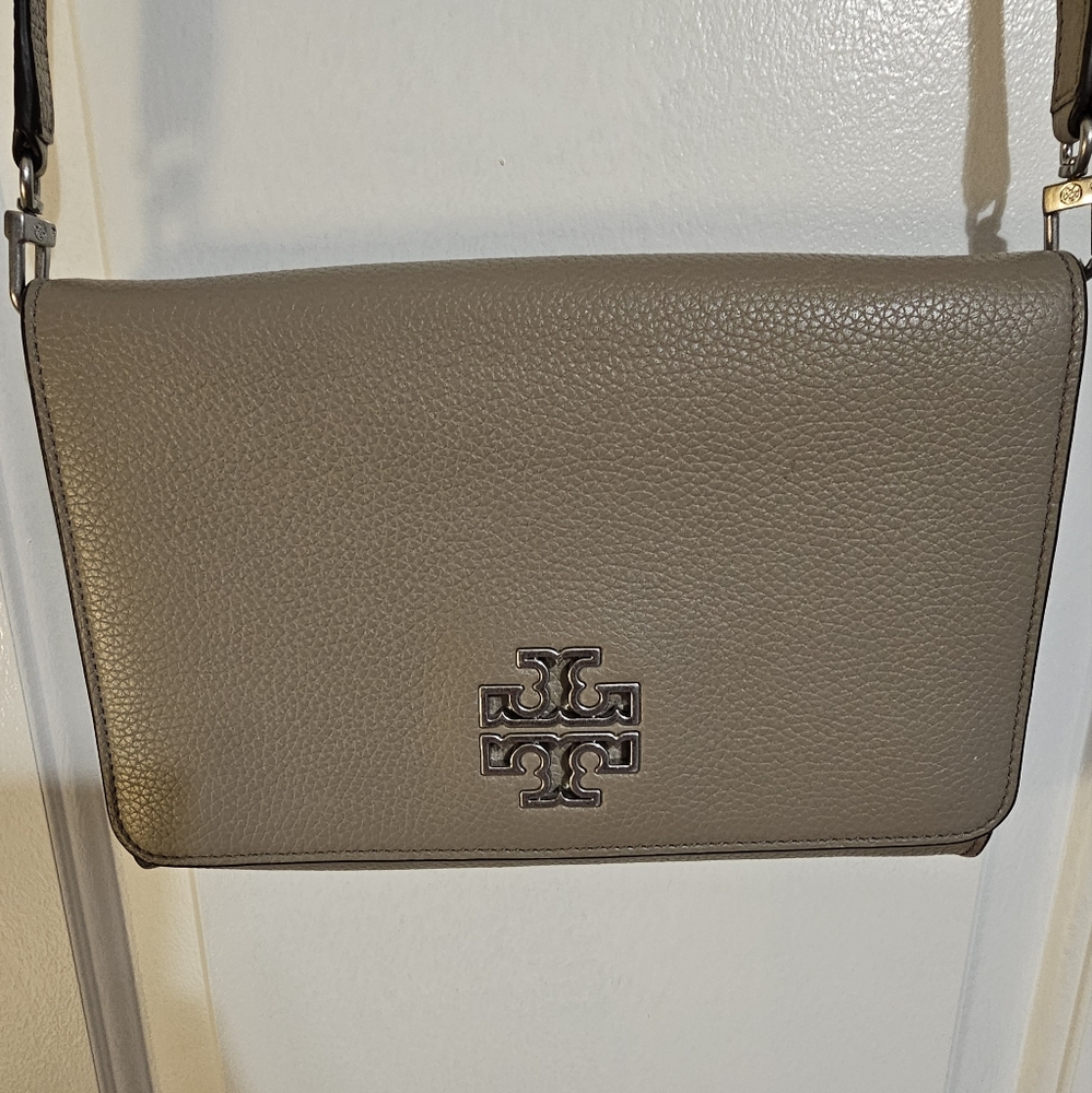 Tory Burch Gray Crossbody Bag